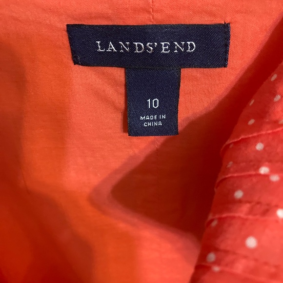 Lands End Sleeveless cotton dress size 10 - Picture 7 of 9